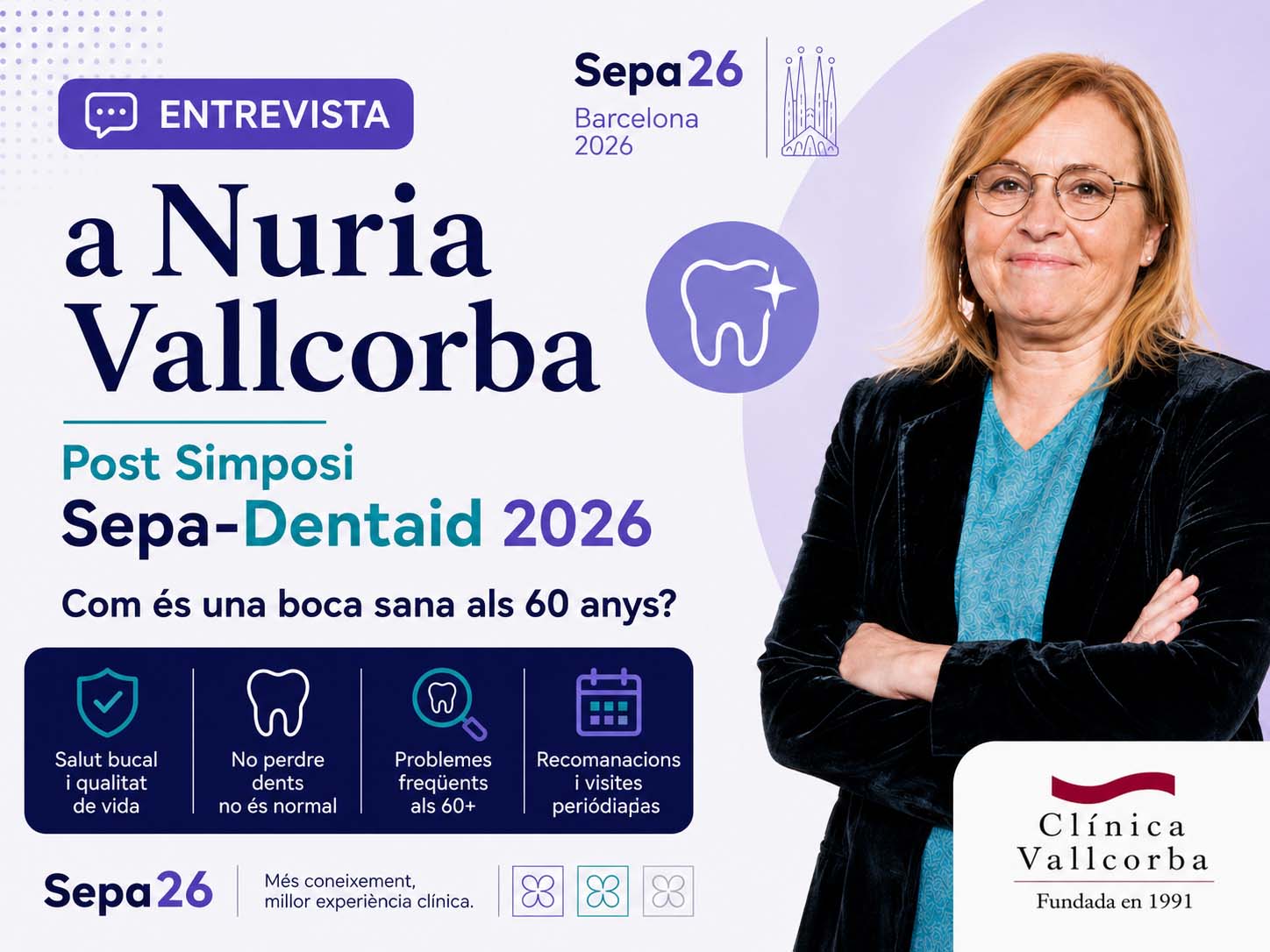 nuria vallcorba odontologa en barcelona | kw: Entrevista a Nuria Vallcorba | post Simposi Sepa-Dentaid 2026